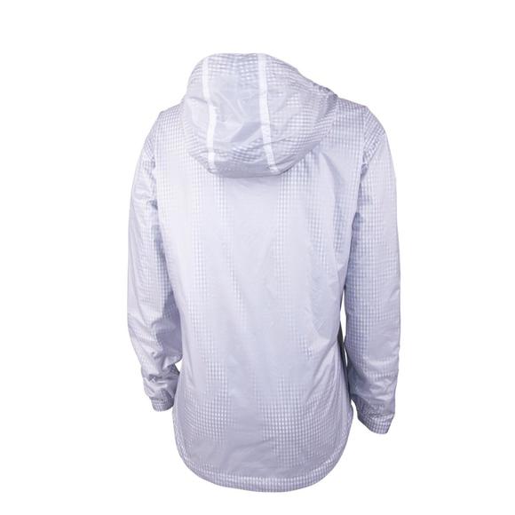 NEW CHARLES RIVER APPAREL kangaroo windbreaker jacket in navy/white gingham - Picture 3 of 3